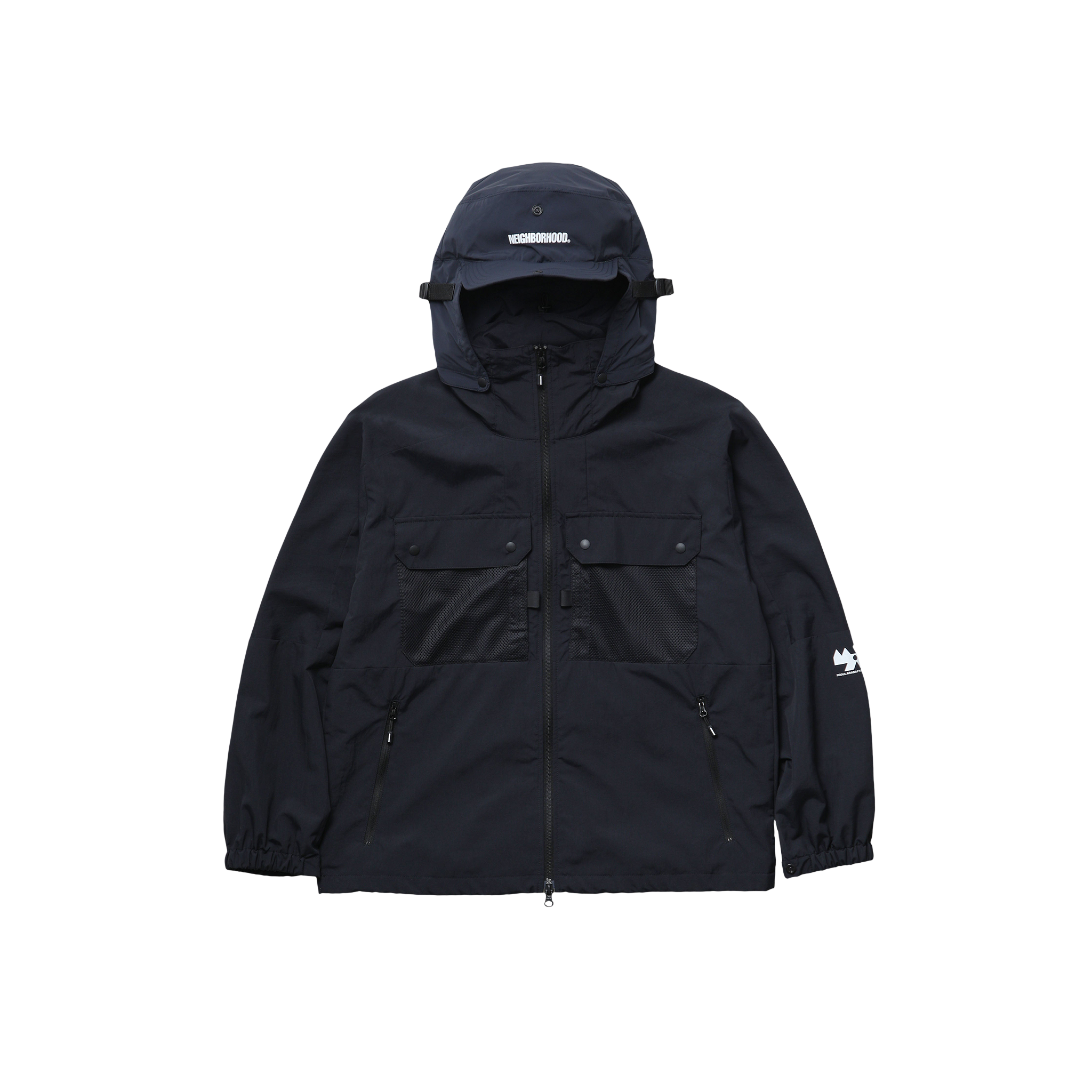 Image of MAP. DETACHABLE HOODED JACKET