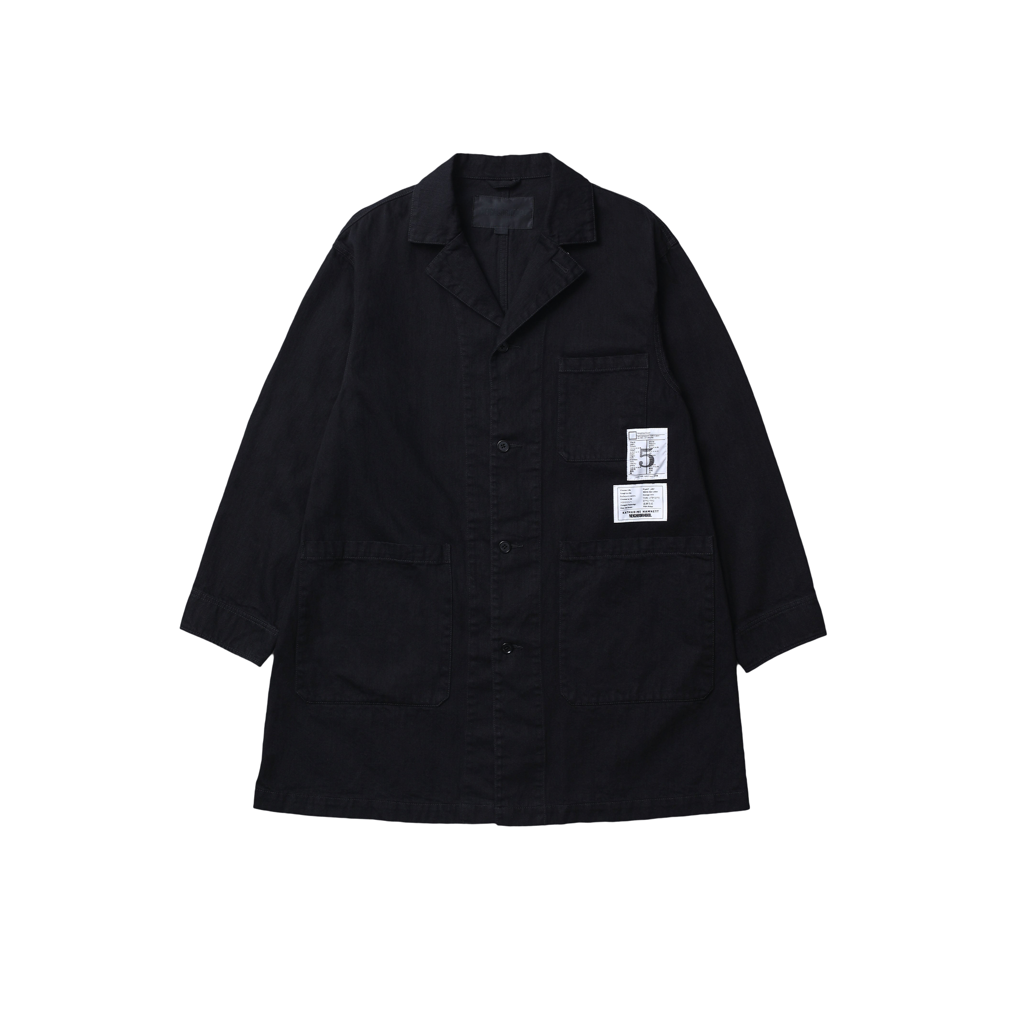Image of NH X KATHARINE HAMNETT . BW . SHOP COAT