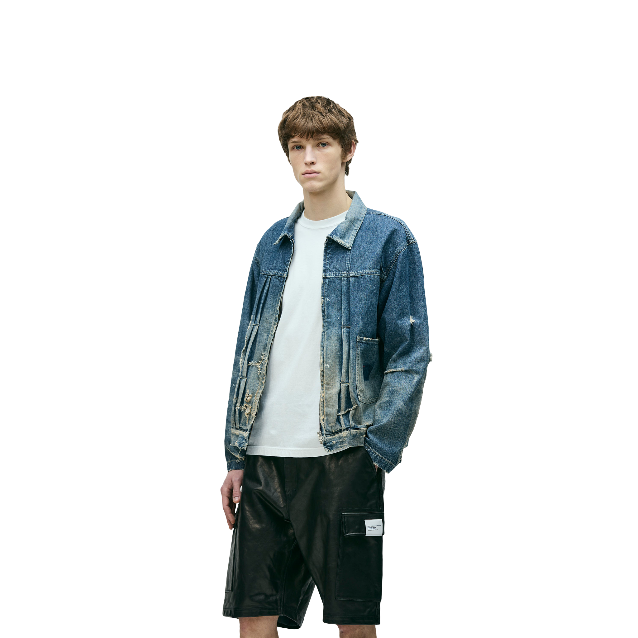 Image of SAVAGE LW DENIM ZIP JACKET