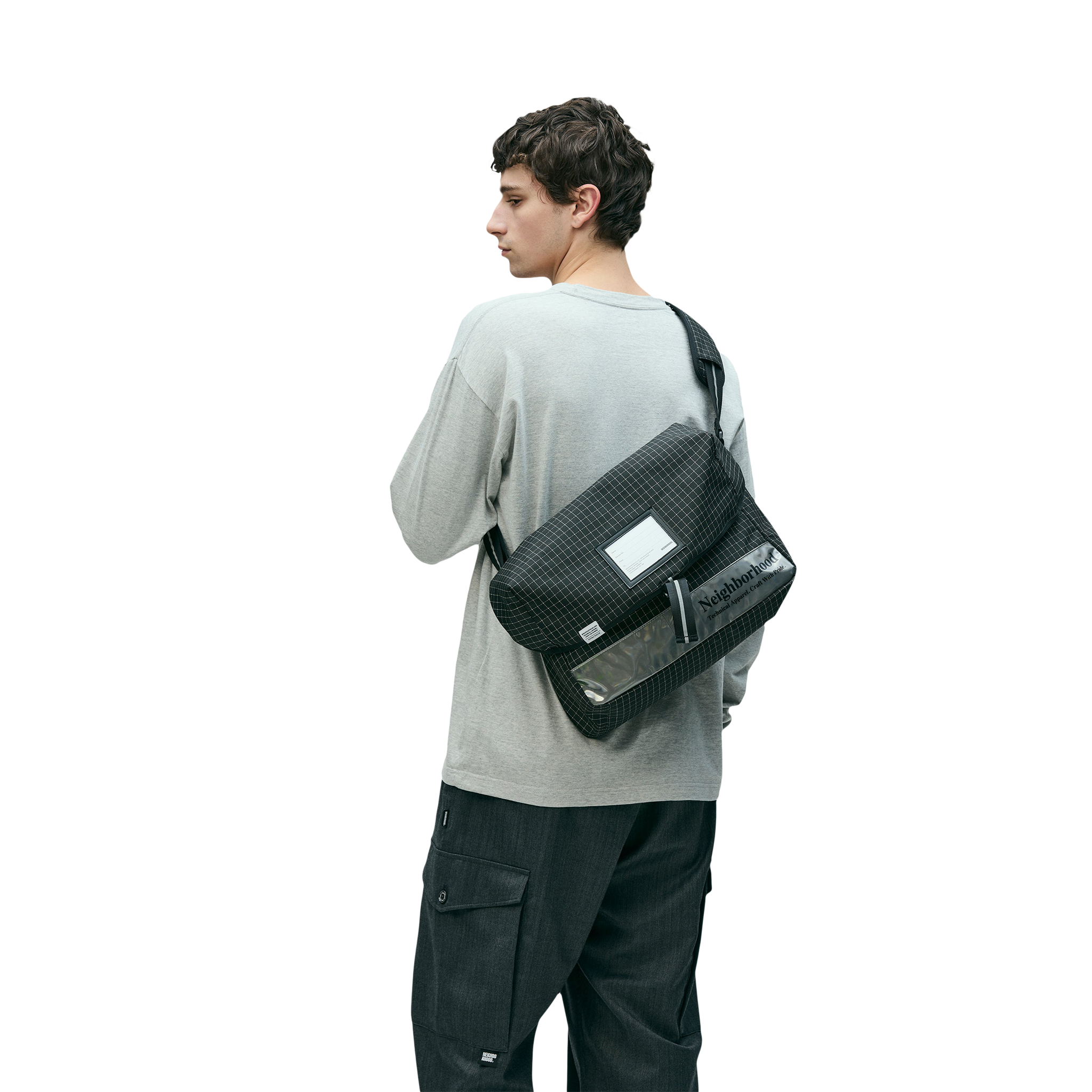 Image of REFLECTIVE MESSENGER BAG