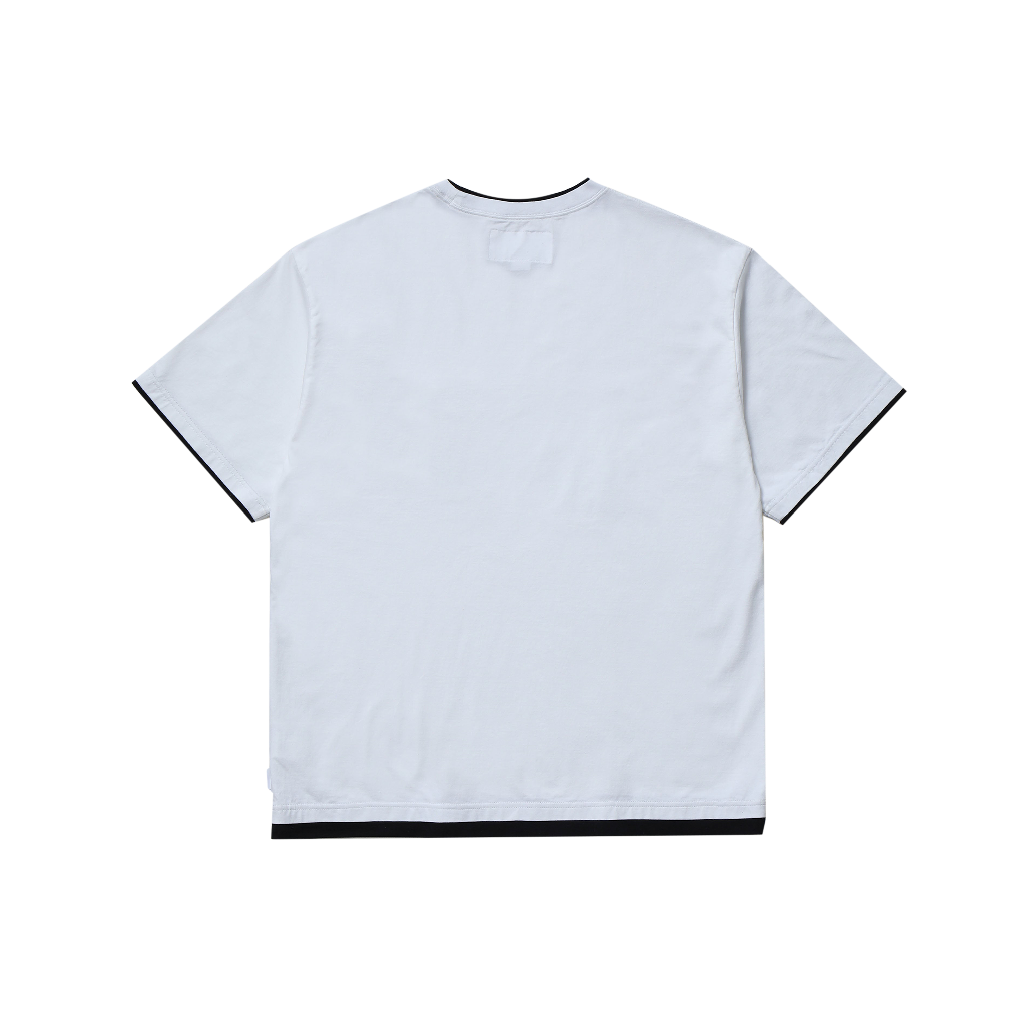 Image of BW . LAYERED TRIM CREWNECK SS
