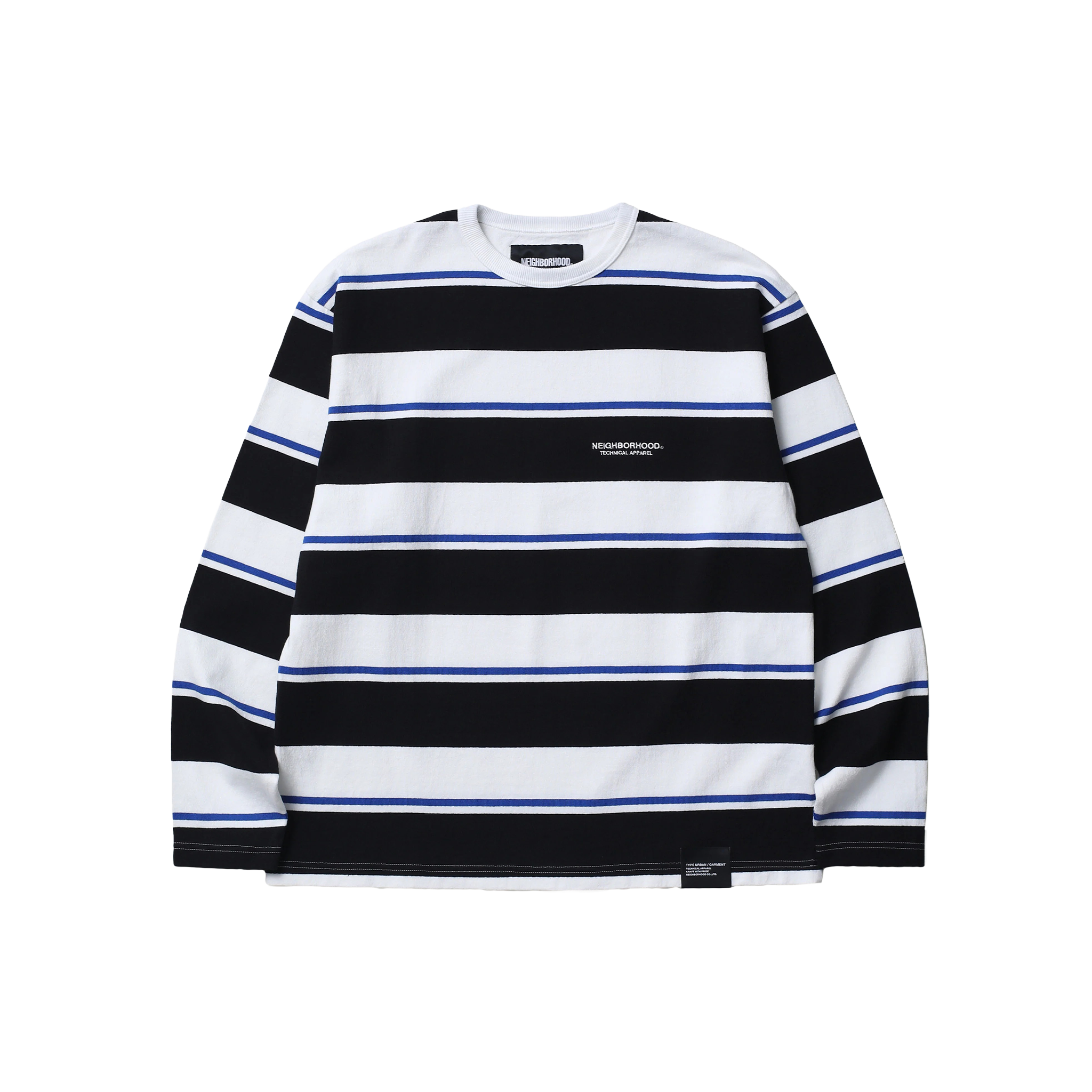 Image of BORDER CREW NECK LS