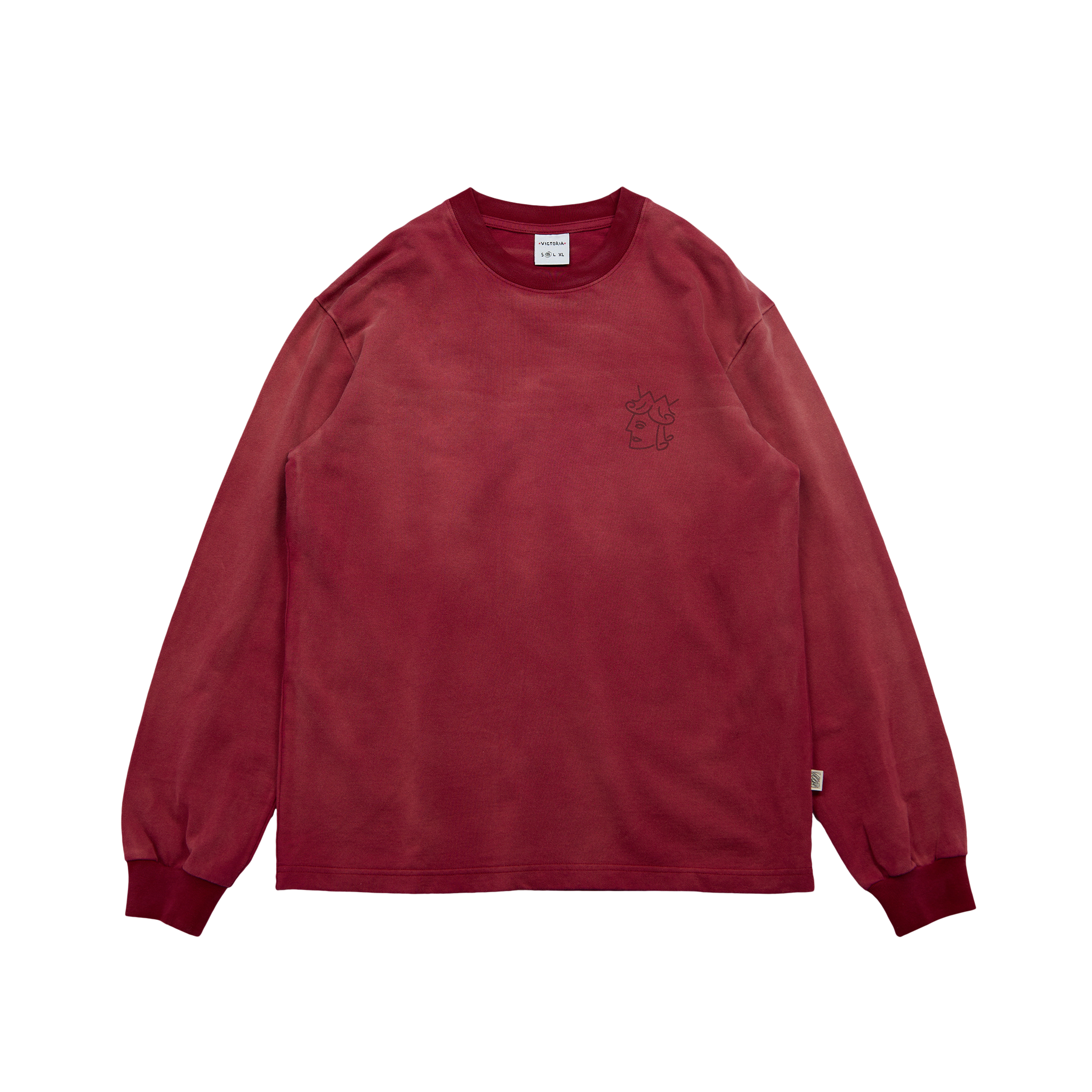Image of SUNFADED QH L/S TEE