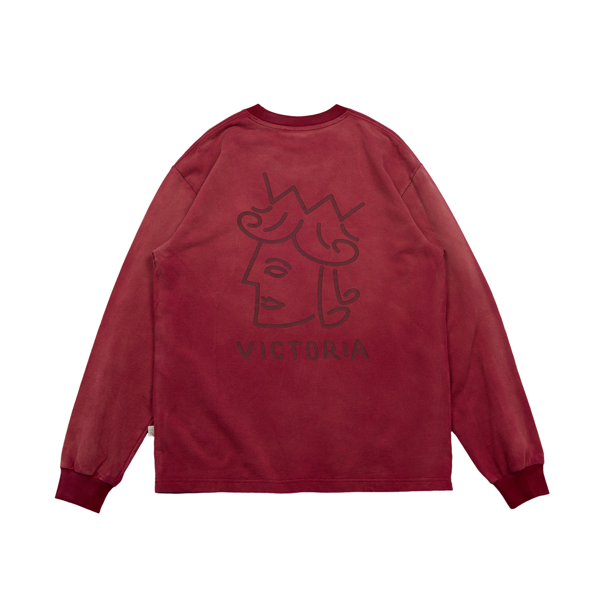 Image of SUNFADED QH L/S TEE