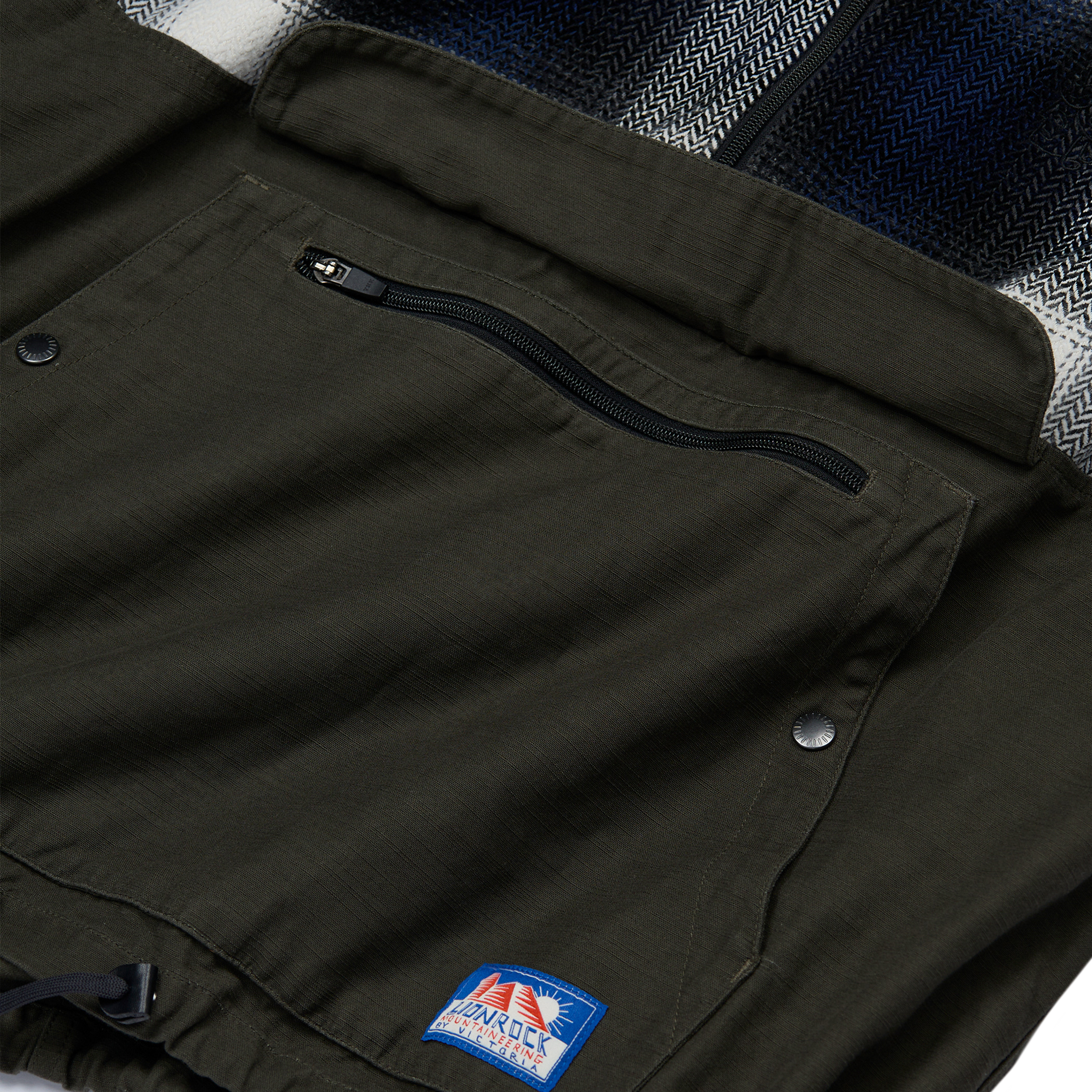 Image of PLAID ANORAK