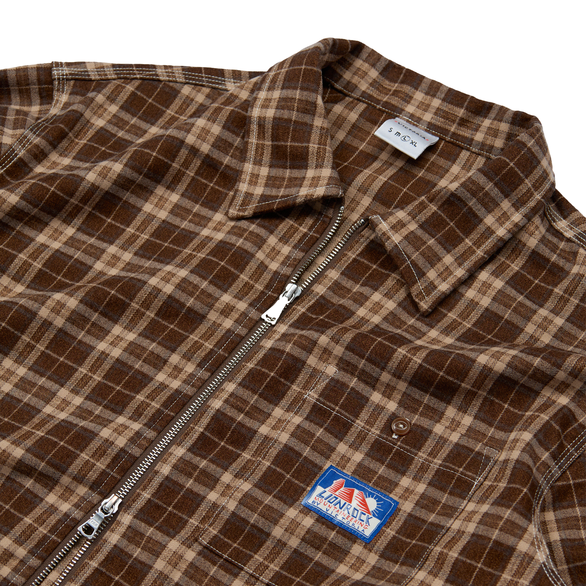 PLAID ZIP SHIRT – siwilaibkk