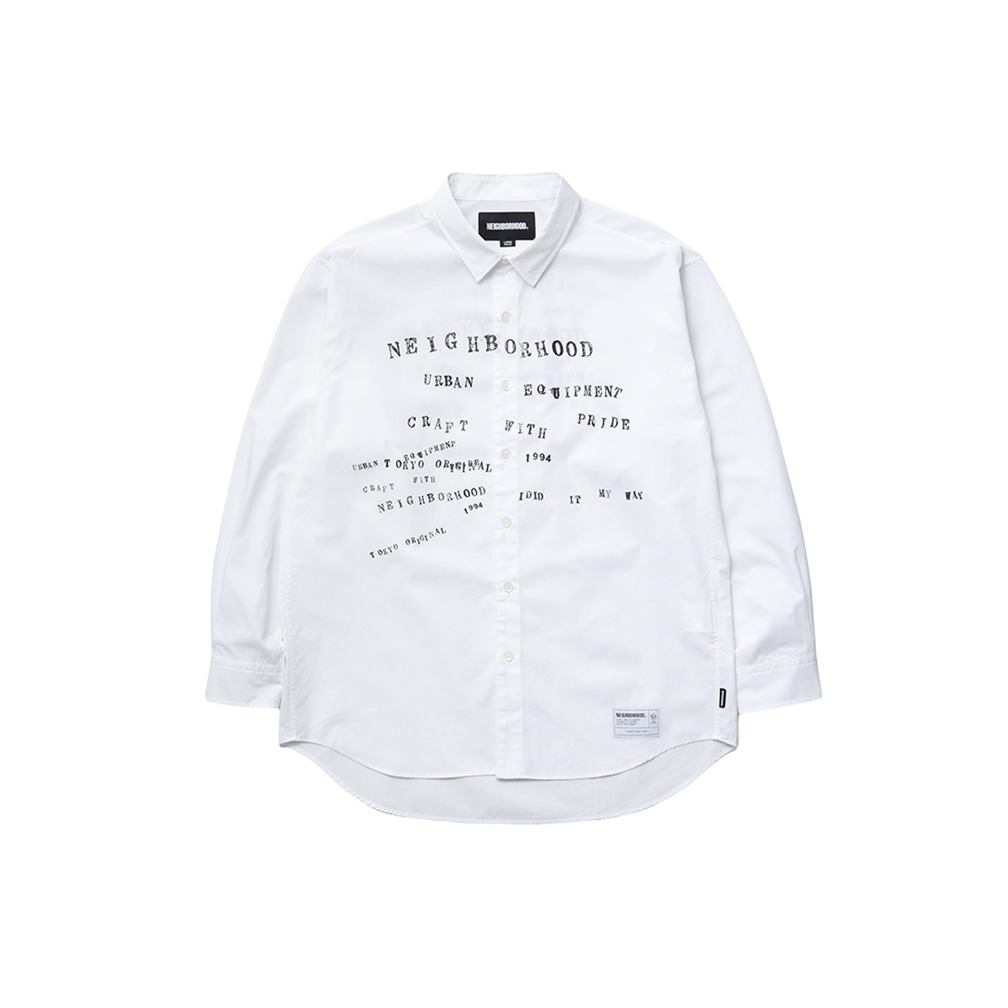 Image of TYPOGRAPHIC SHIRT LS