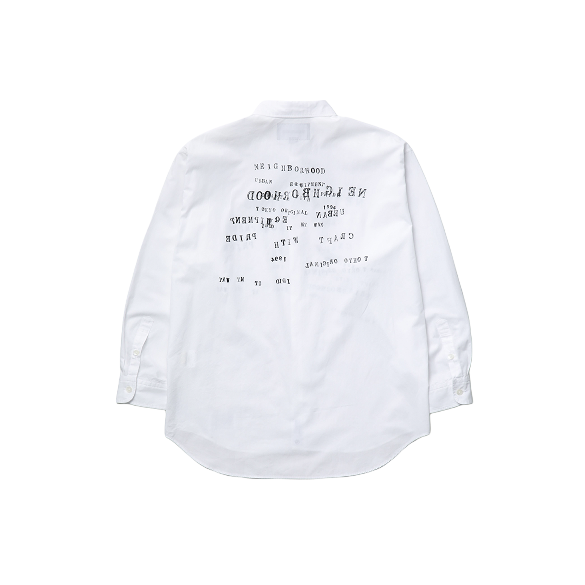 Image of TYPOGRAPHIC SHIRT LS