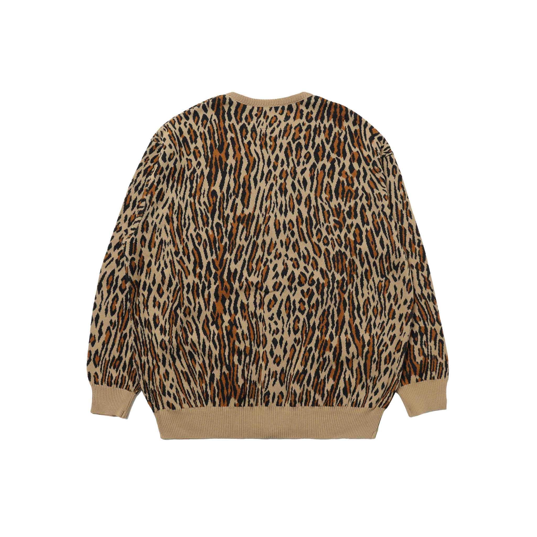 Image of LEOPARD JACQUARD CARDIGAN ( TYPE-2 )