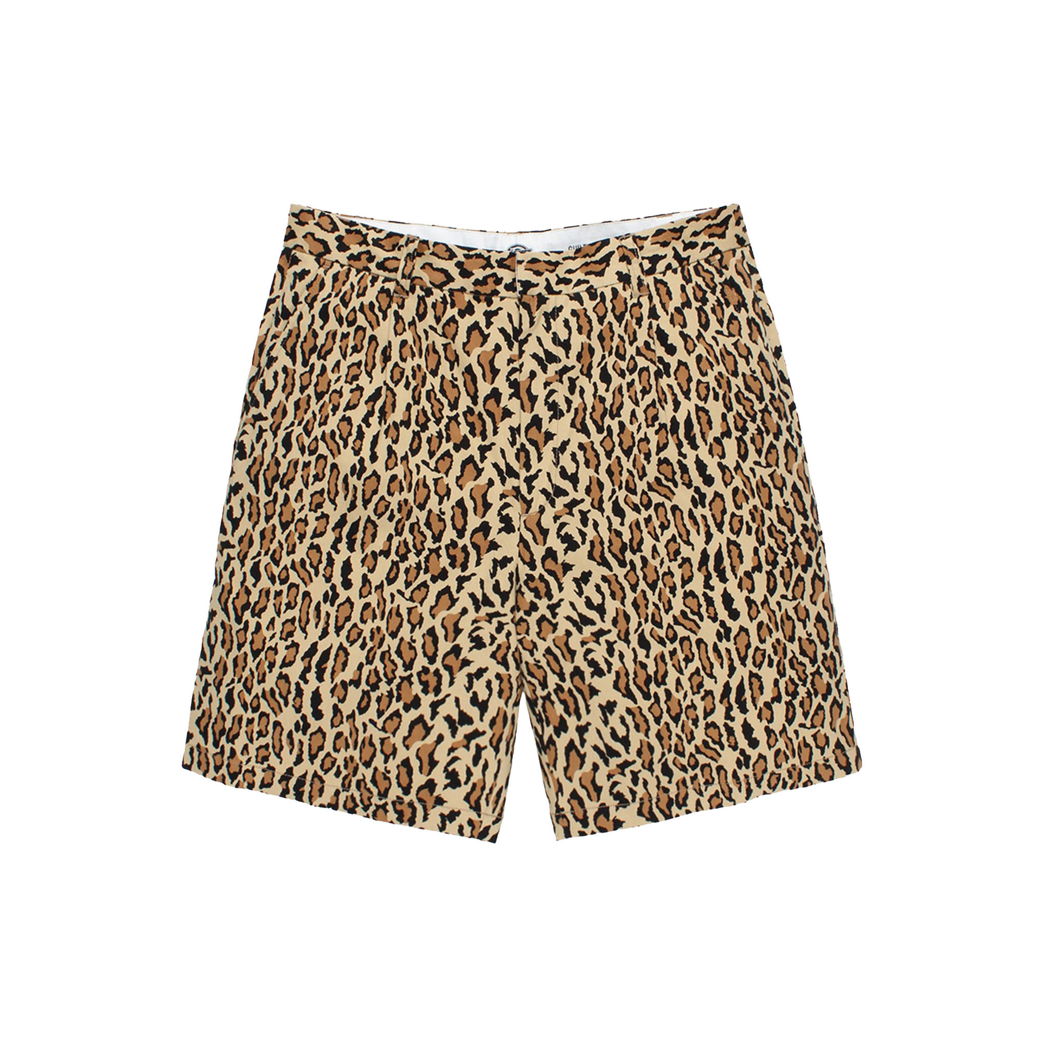 Image of DICKIES / LEOPARD PLEATED SHORT TROUSERS