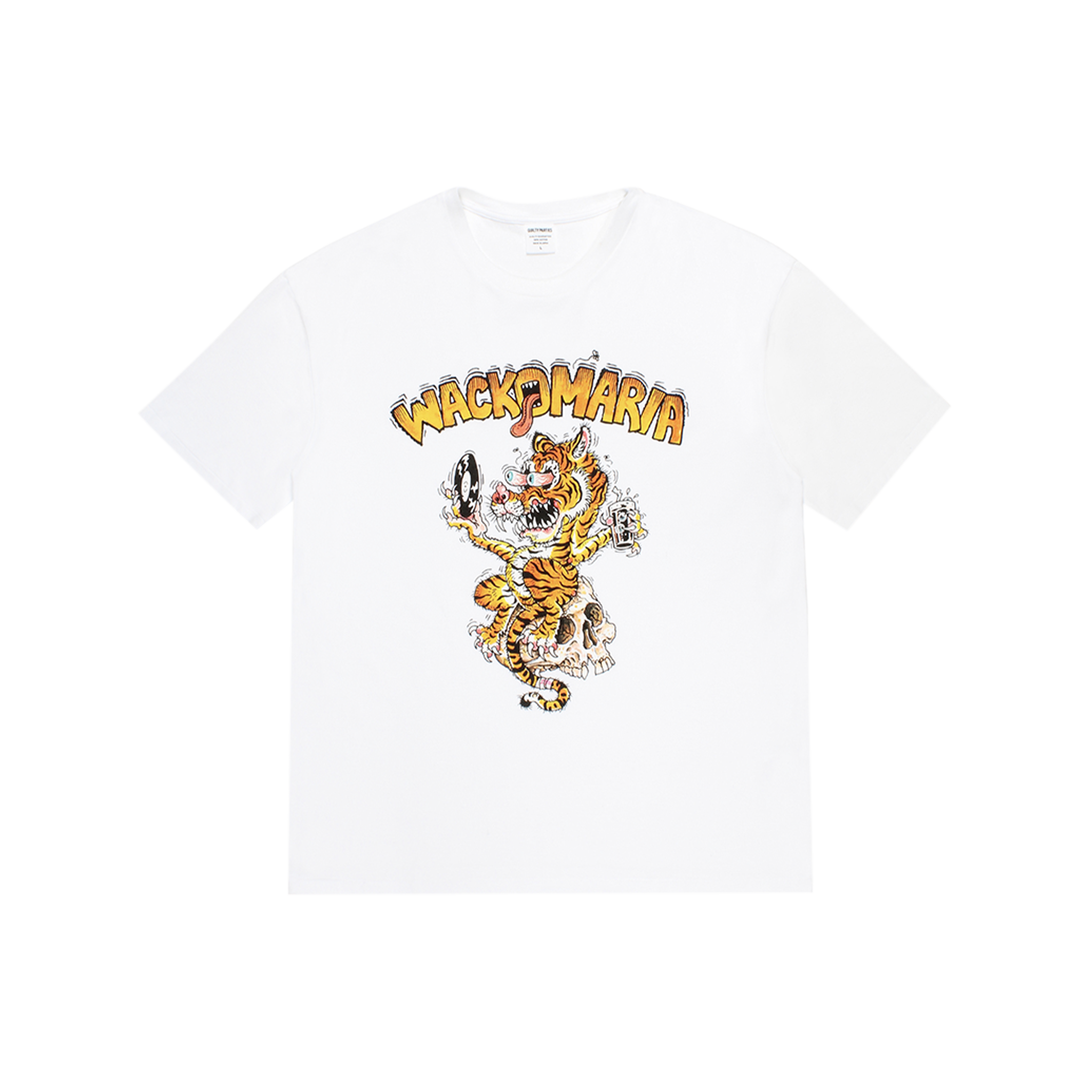 Image of TIM LEHI / WASHED HEAVY WEIGHT CREW NECK T-SHIRT