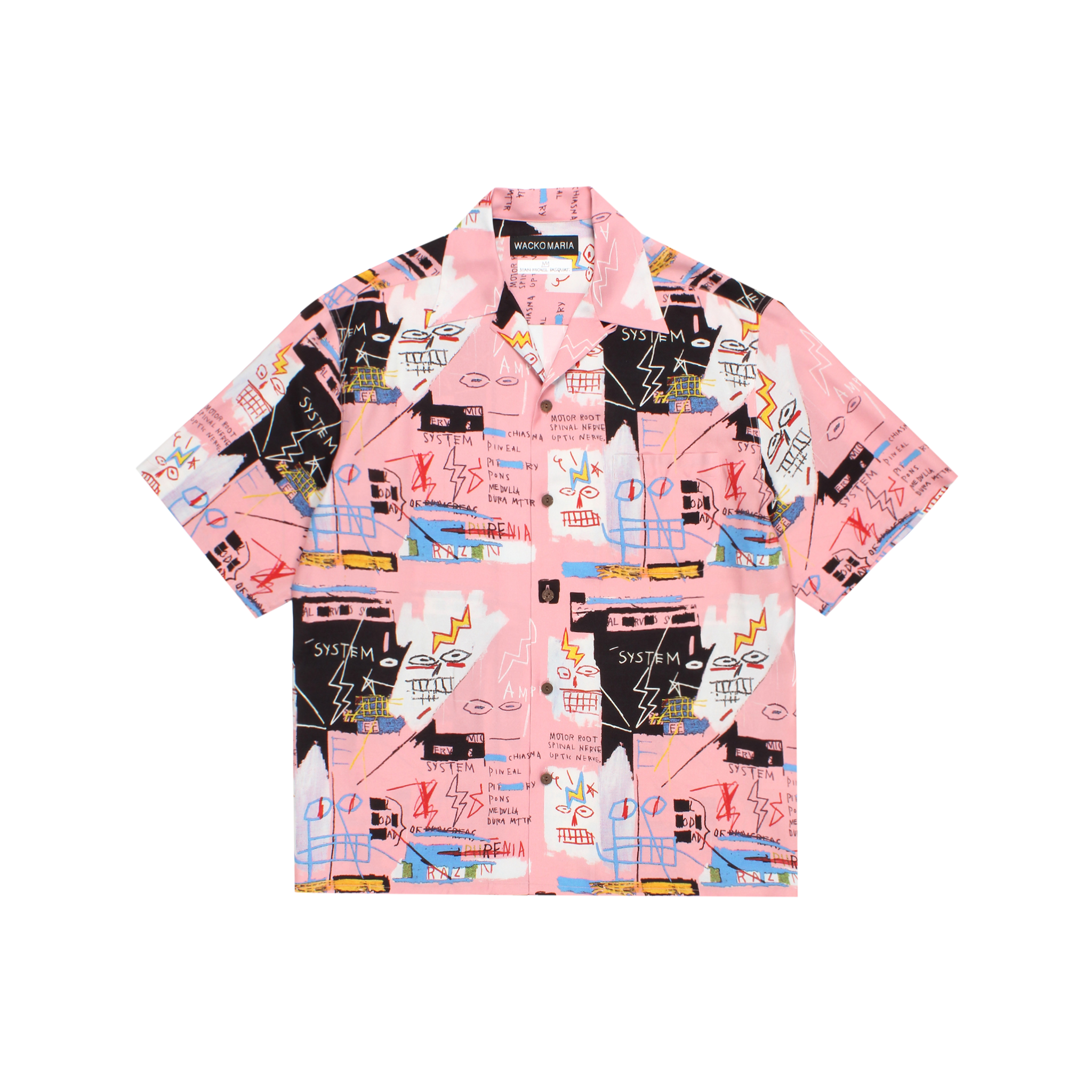 Image of JEAN-MICHEL BASQUIAT / S/S HAWAIIAN SHIRT ( TYPE-3 )