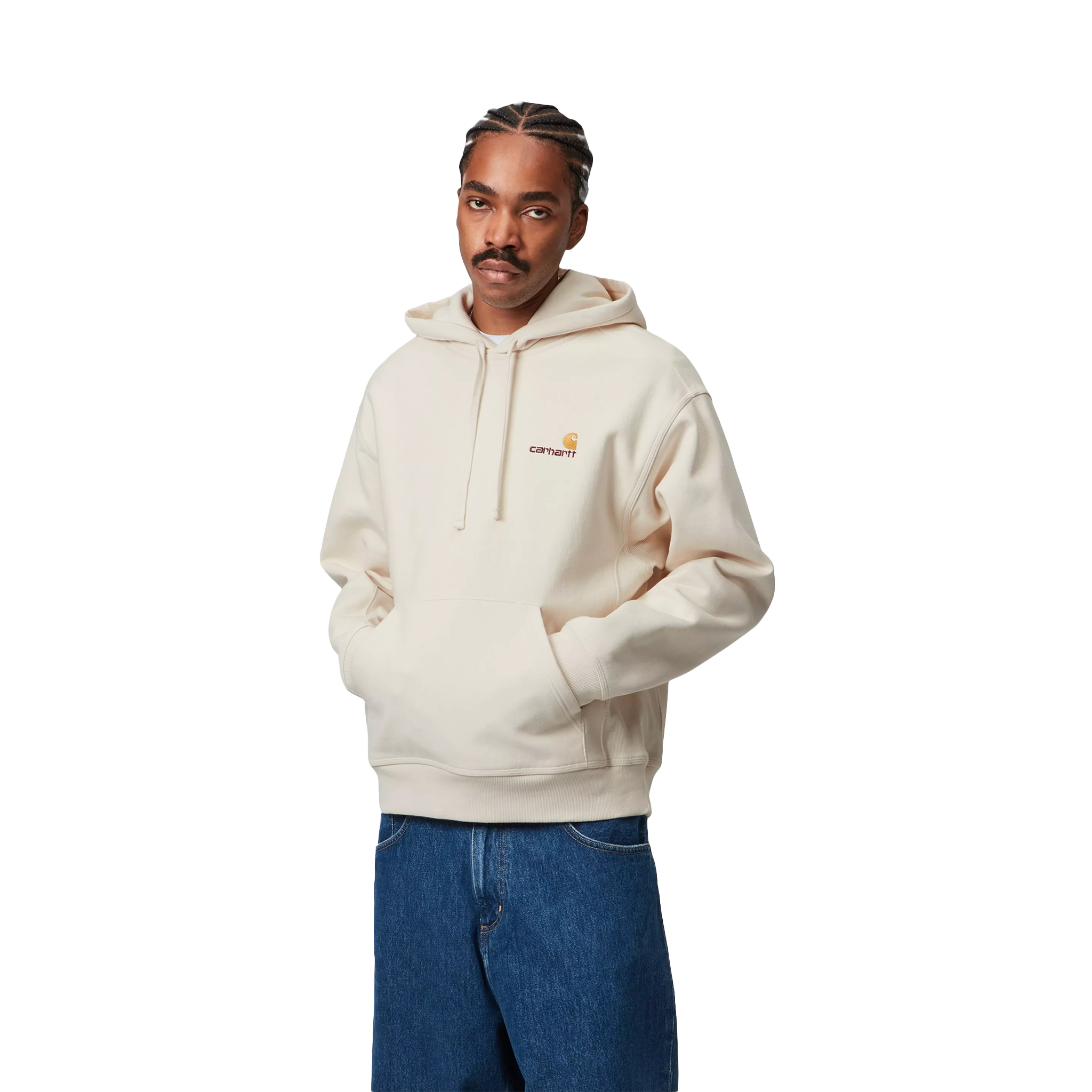 Image of HOODED AMERICAN SCRIPT SWEAT