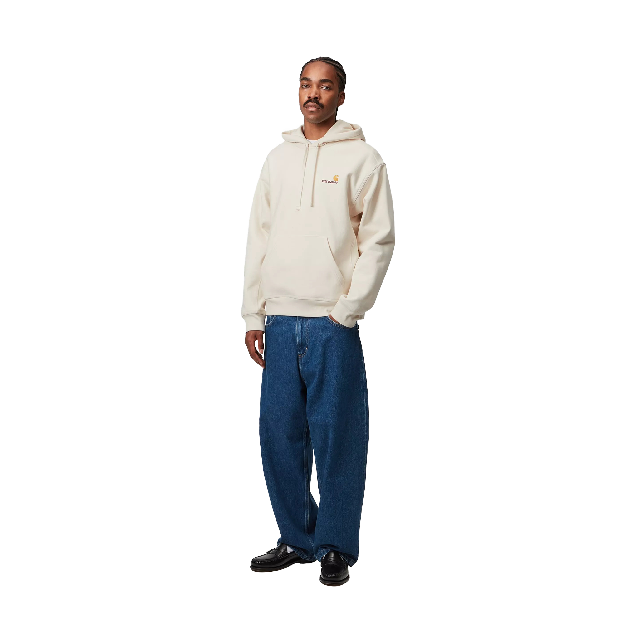Image of HOODED AMERICAN SCRIPT SWEAT