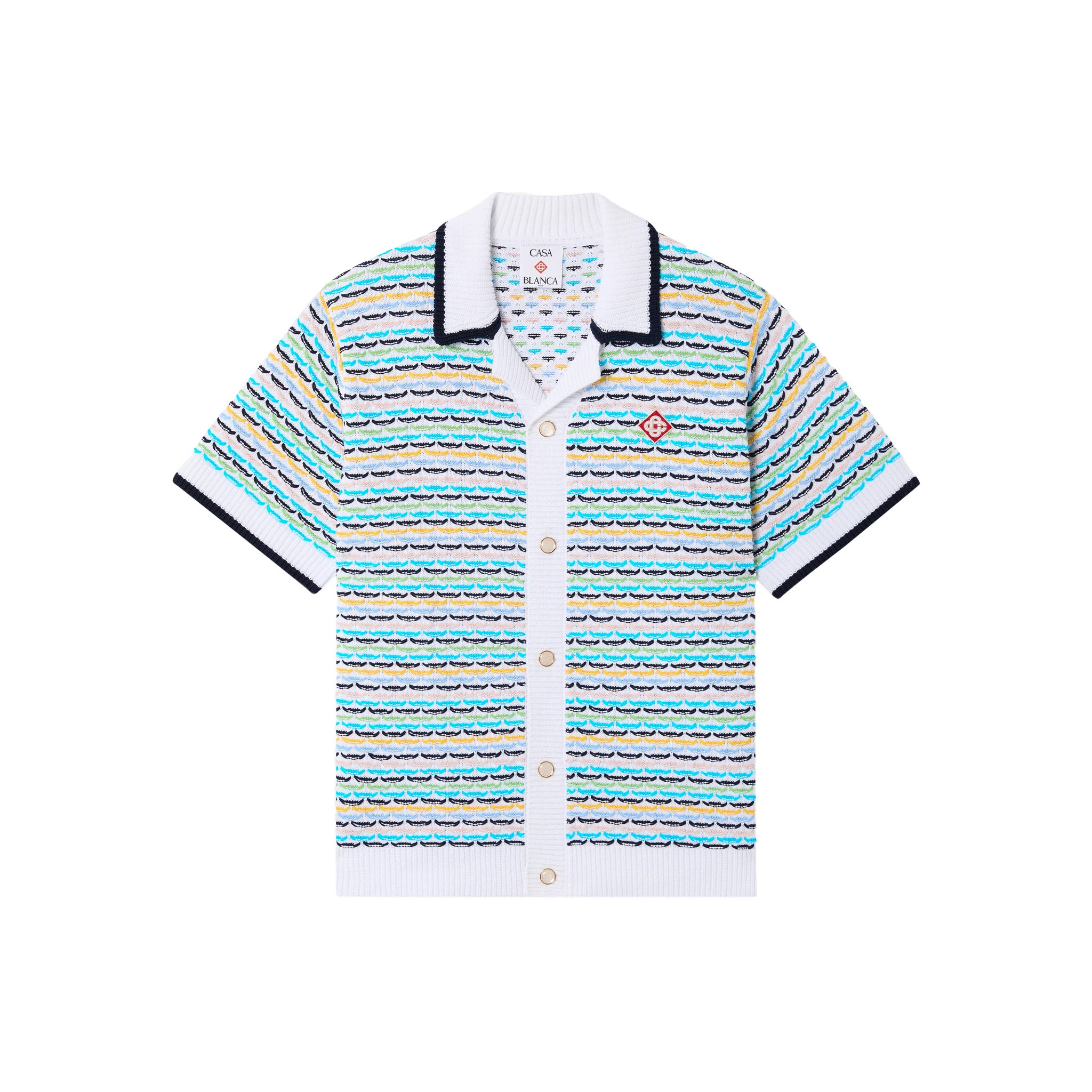 Image of TUCK STITCH SHORT SLEEVE SHIRT