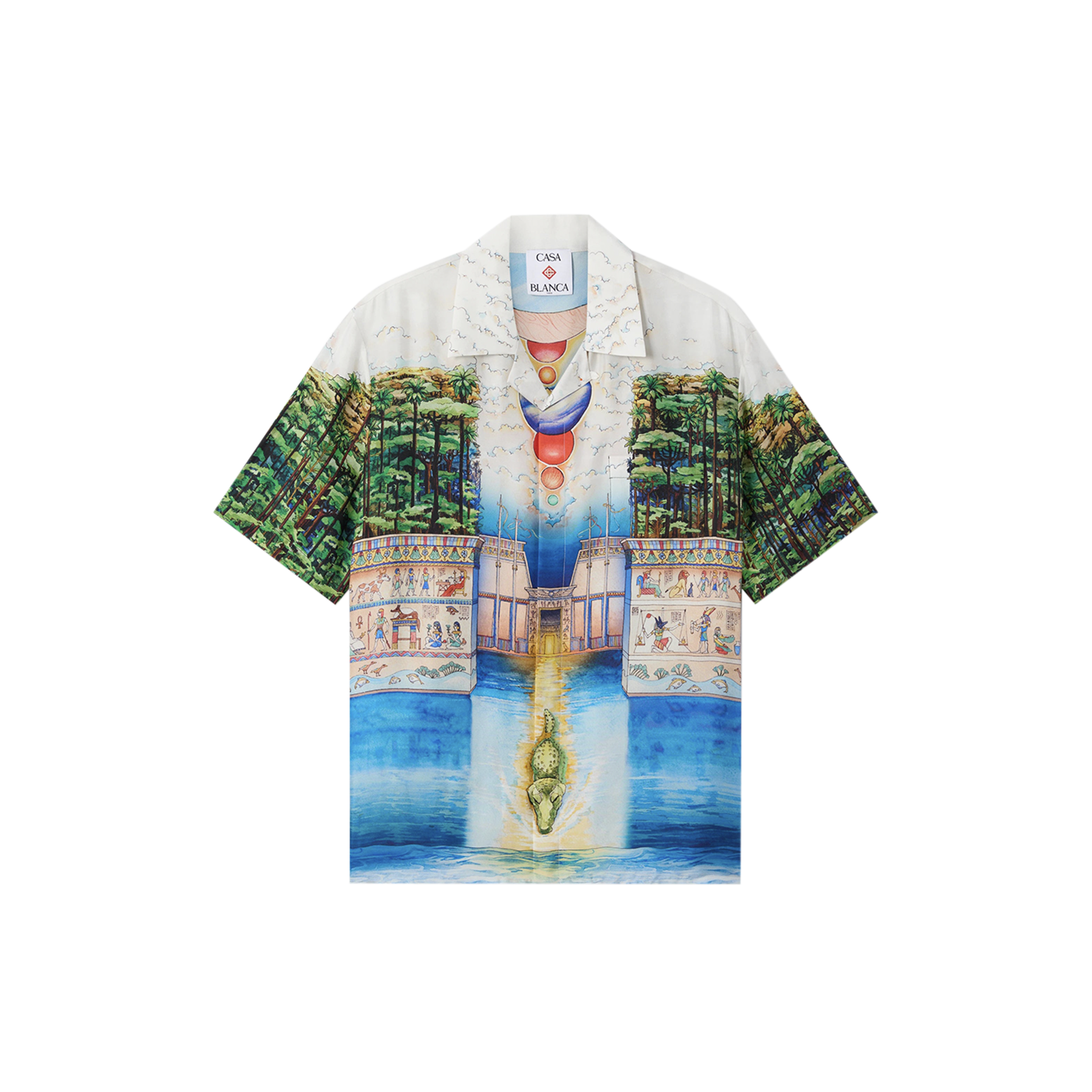 Image of TROMPE L'OEIL CUBAN COLLAR SS SHIRT