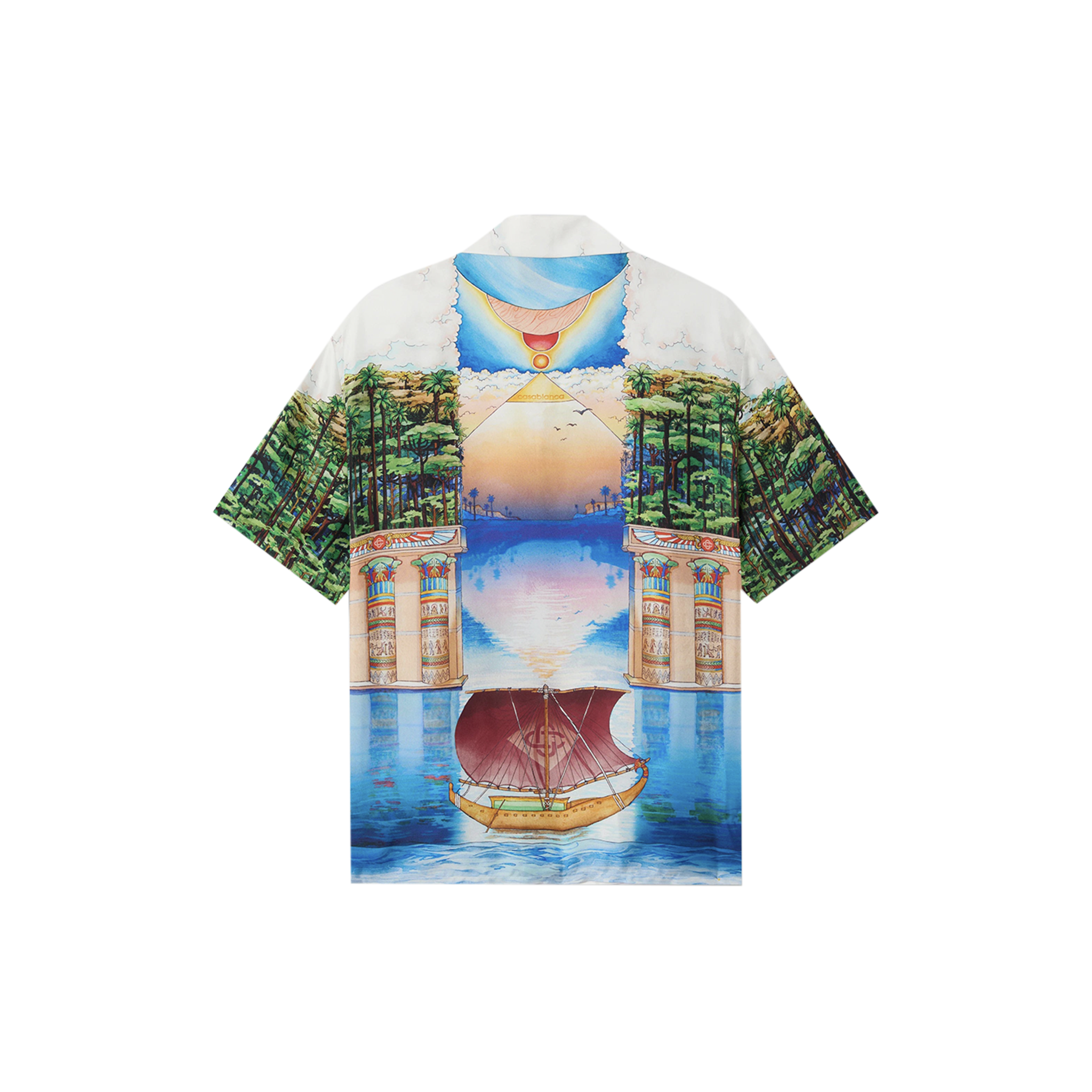 Image of TROMPE L'OEIL CUBAN COLLAR SS SHIRT