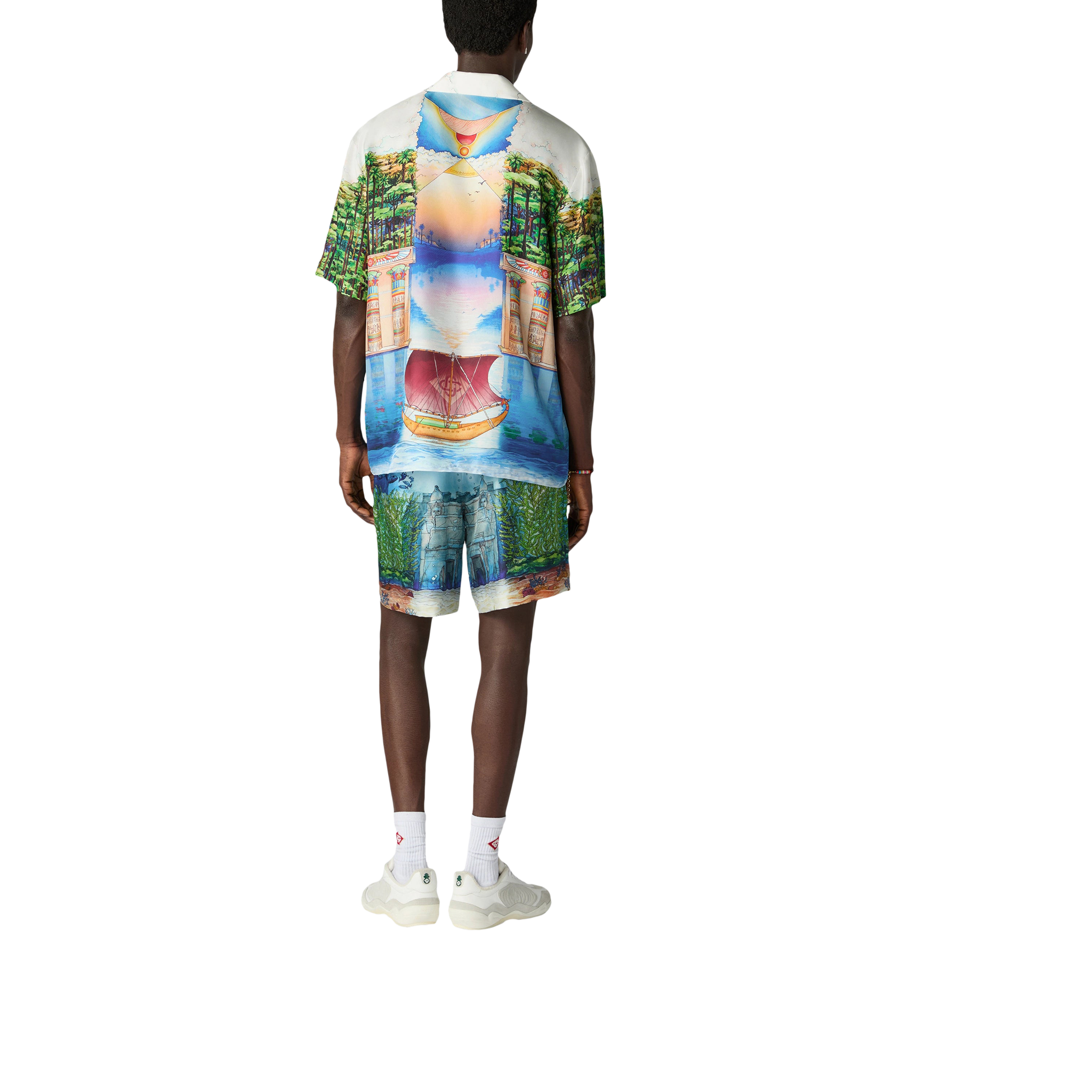 Image of TROMPE L'OEIL CUBAN COLLAR SS SHIRT