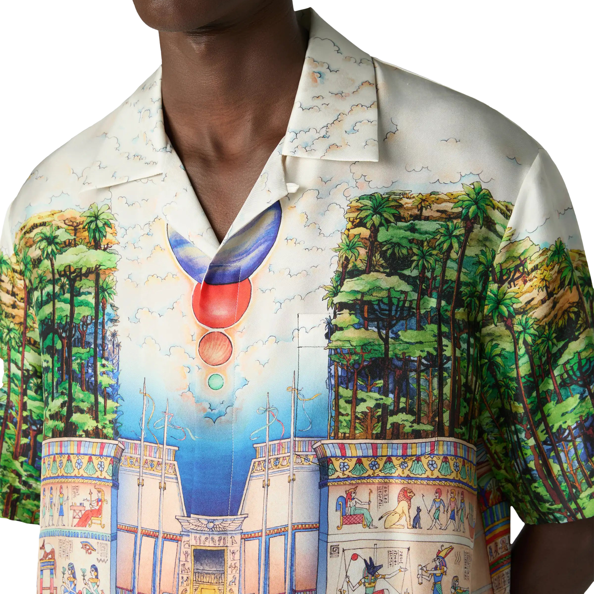 Image of TROMPE L'OEIL CUBAN COLLAR SS SHIRT