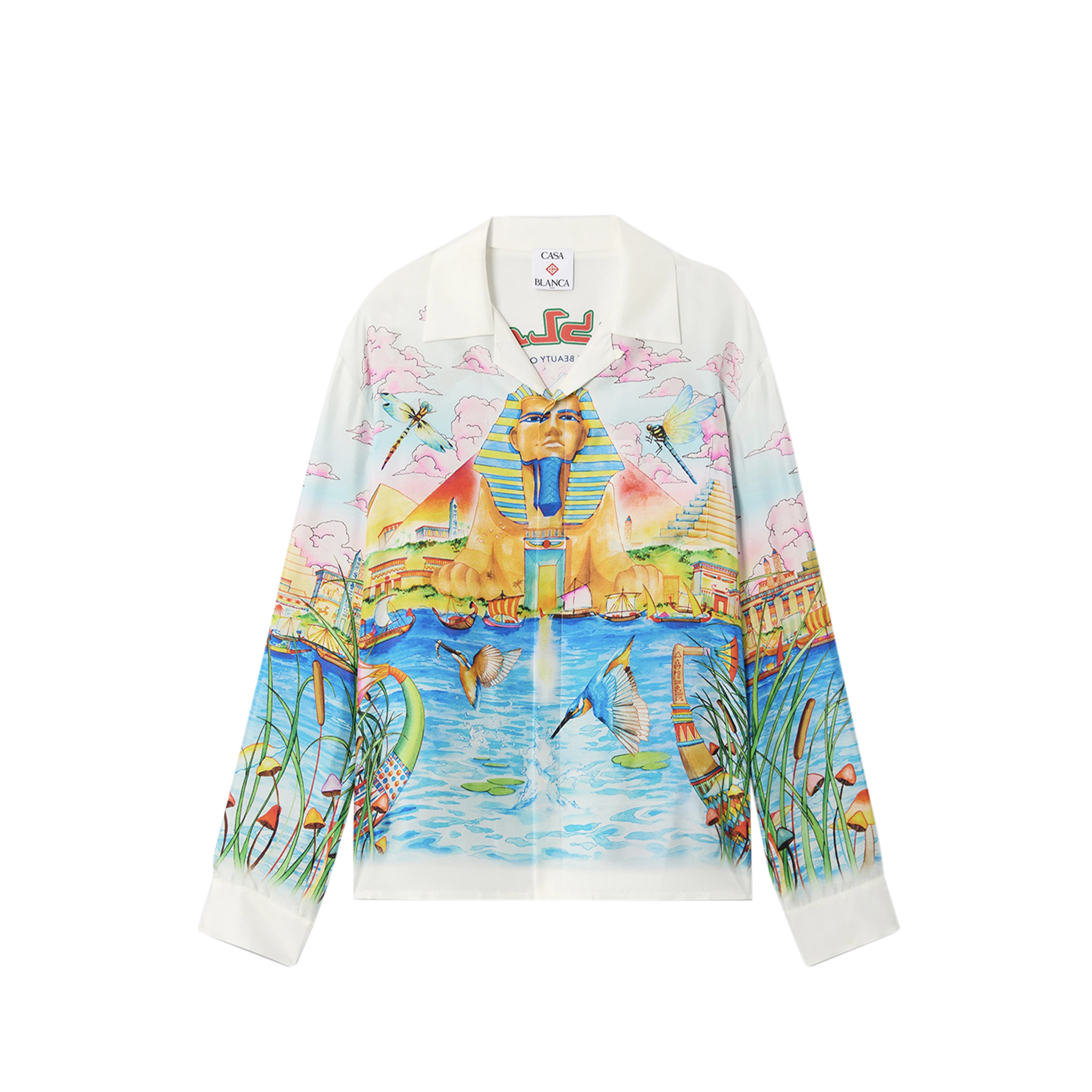 Image of EGYPT AS IT WAS CUBAN COLLAR LS SHIRT