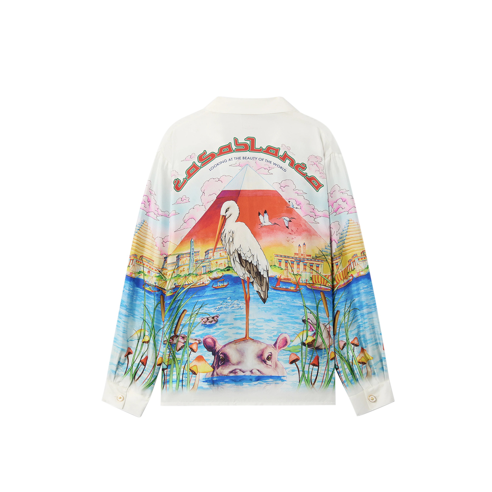 Image of EGYPT AS IT WAS CUBAN COLLAR LS SHIRT