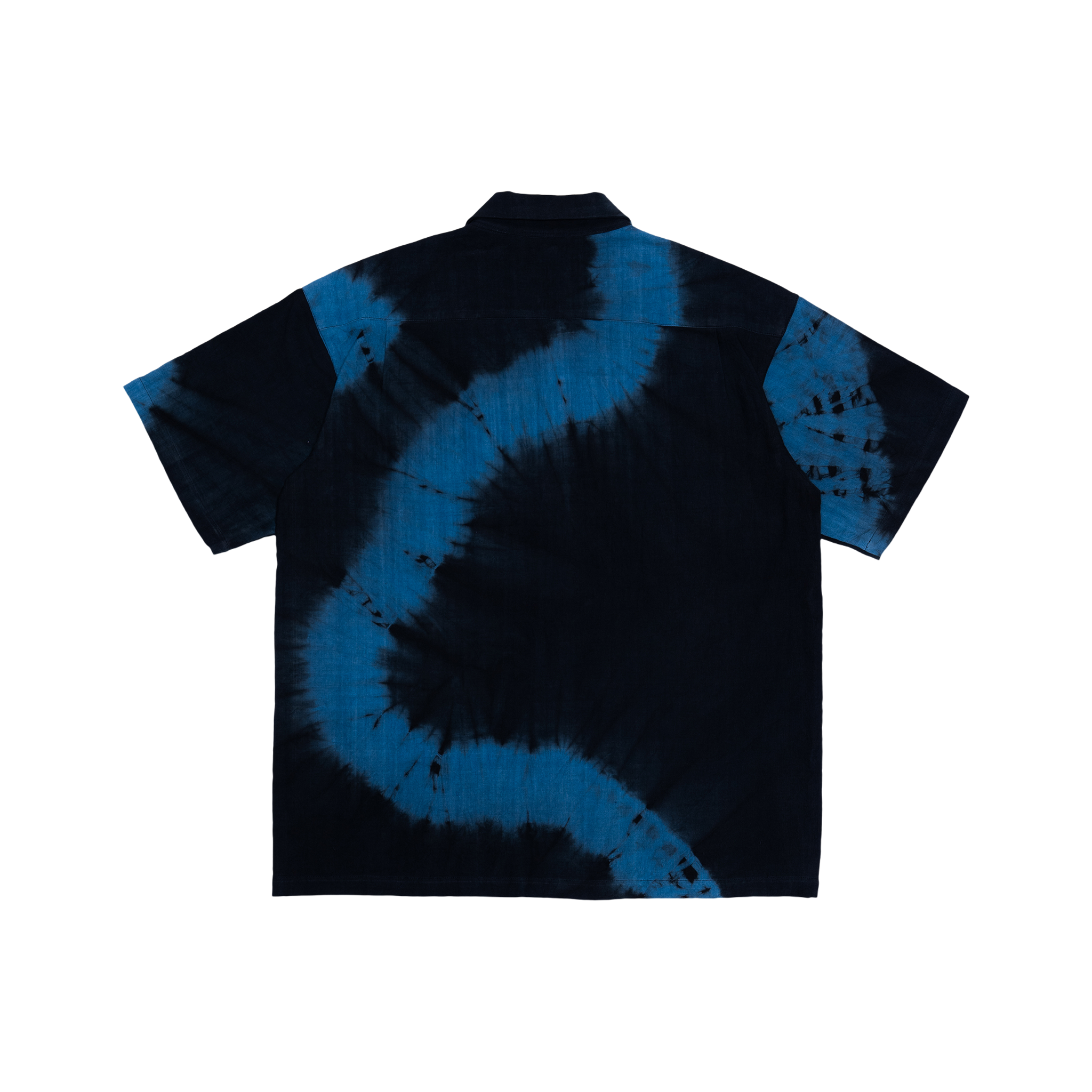 Image of TIE-DYE OPEN-COLLAR SHIRT