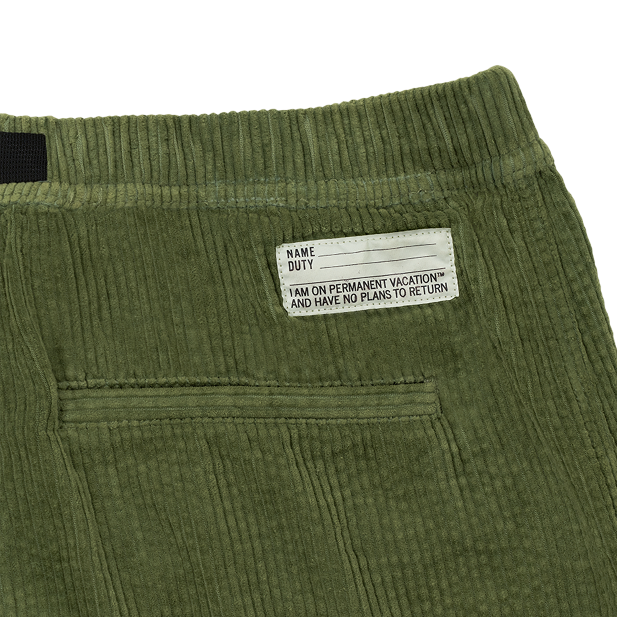 Image of CORDUROY BELTED SHORT