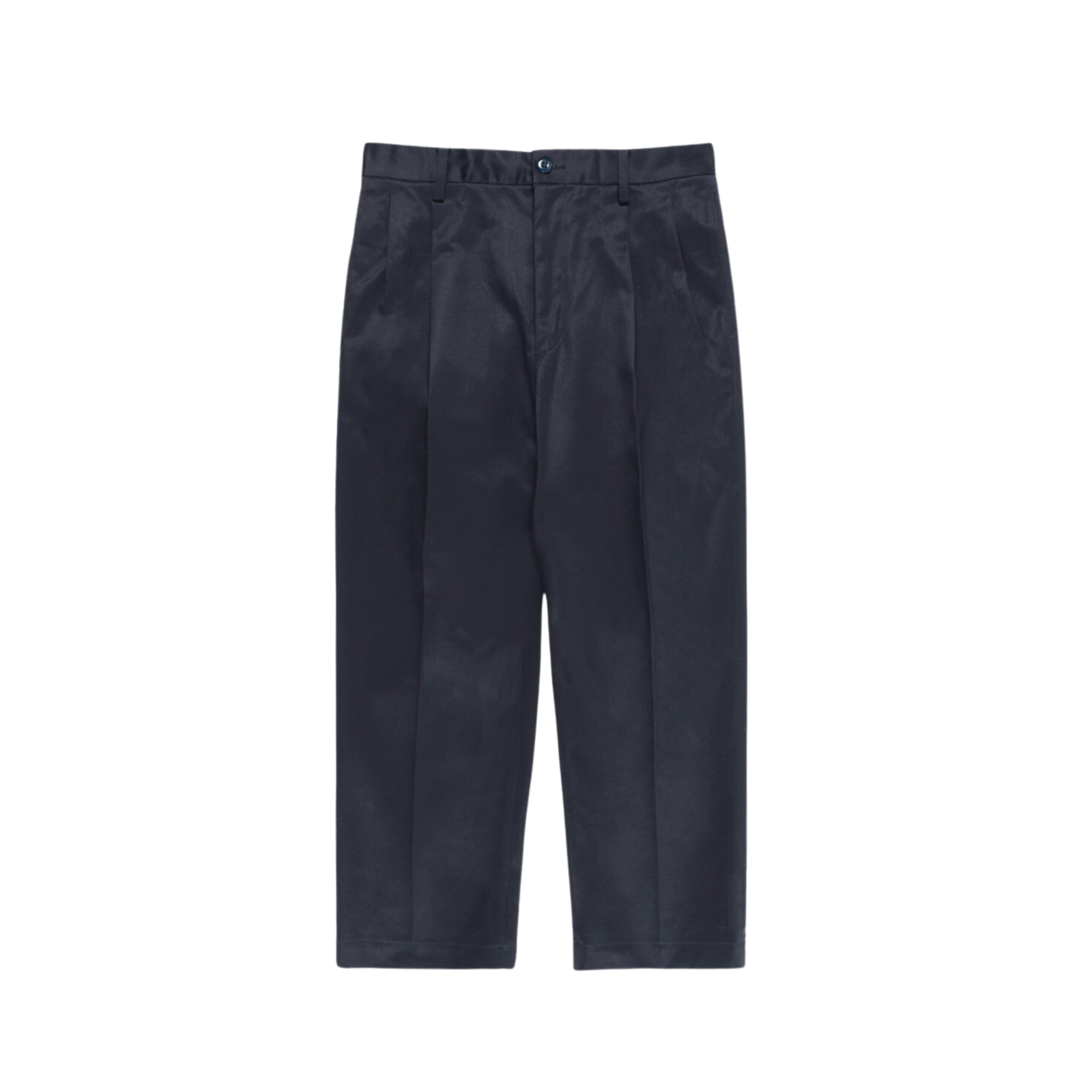 DOUBLE PLEATED CHINO TROUSERS – NAVY - Siwilai